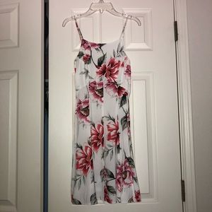 ASOS flower print flare dress